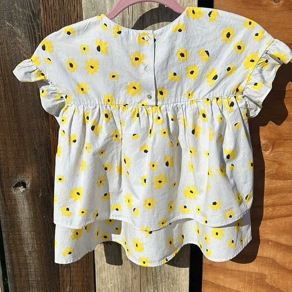 Zara Baby Doll Floral Top - Picture 3 of 8
